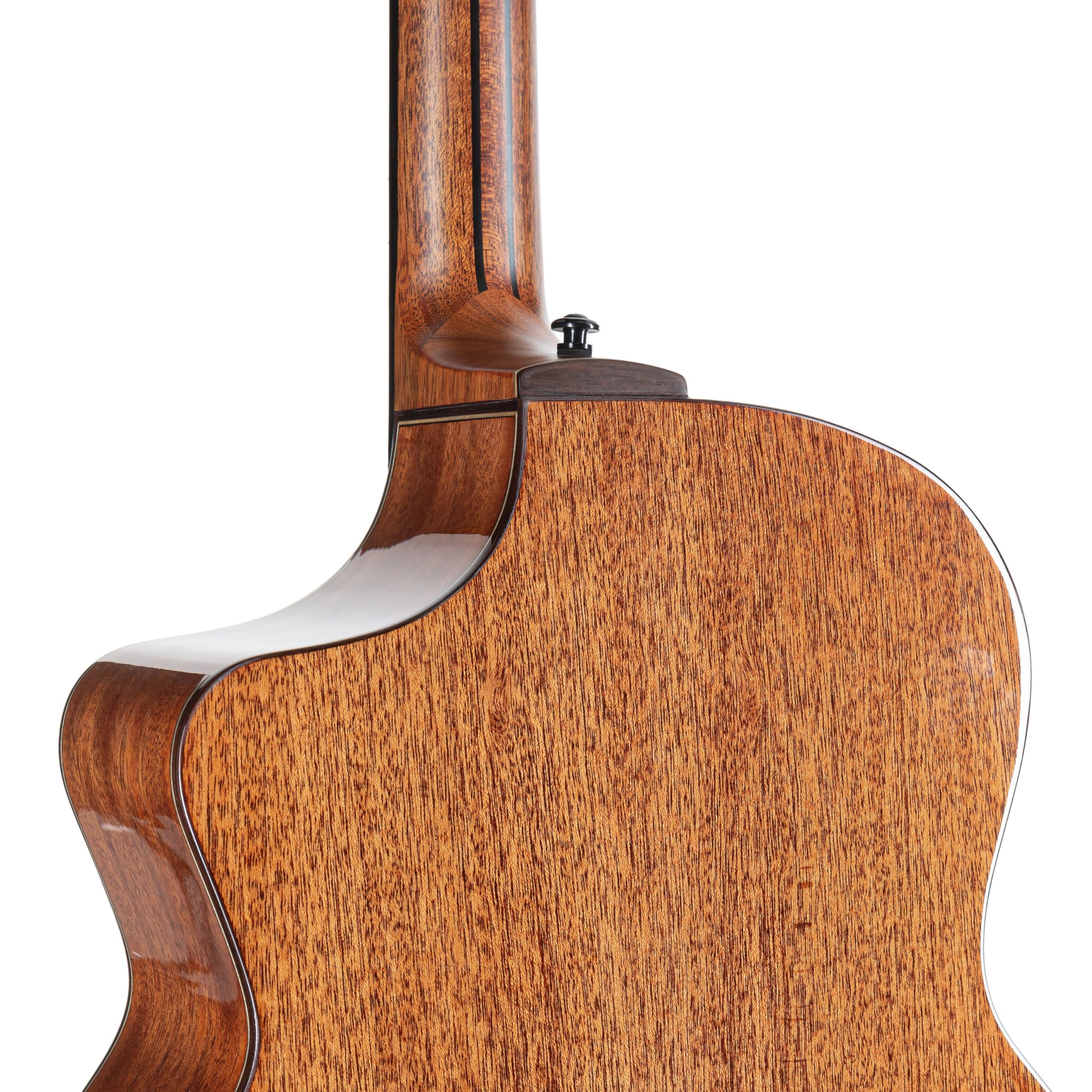 Fame Signature Westerngitarre, Grand Auditorium Cutaway, massive Fichtendecke, Mahagoni-Korpus, Custom Electronics Preamp, 6 Saiten, inkl. Gigbag, mattes Finish, 43mm Sattelbreite