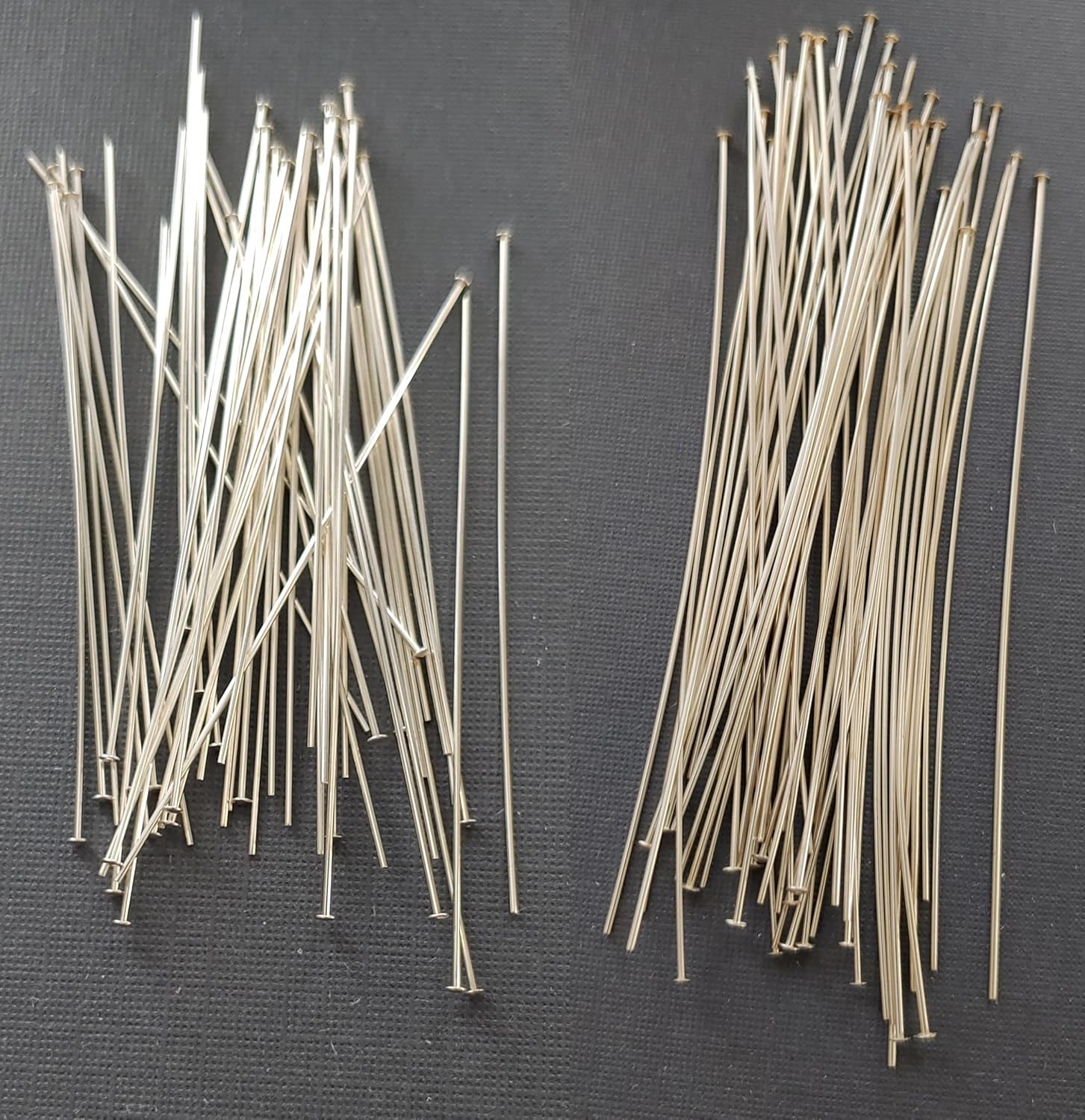 Save When You Purchase Our 24g Sterling Silver Wire Wrapper Headpin Size Bundle. Use with Our SNAPEEZ Jump Rings! Head Diameter .060in = 1.5mm (Sterling Silver)