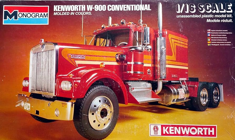 ラ*ラ様 MONOGRAM KENWORTH W-900 1/16スケール ラ*ラ様 MONOGRAM KENWORTH W-900 1/16スケール ラ*ラ様 MONOGRAM