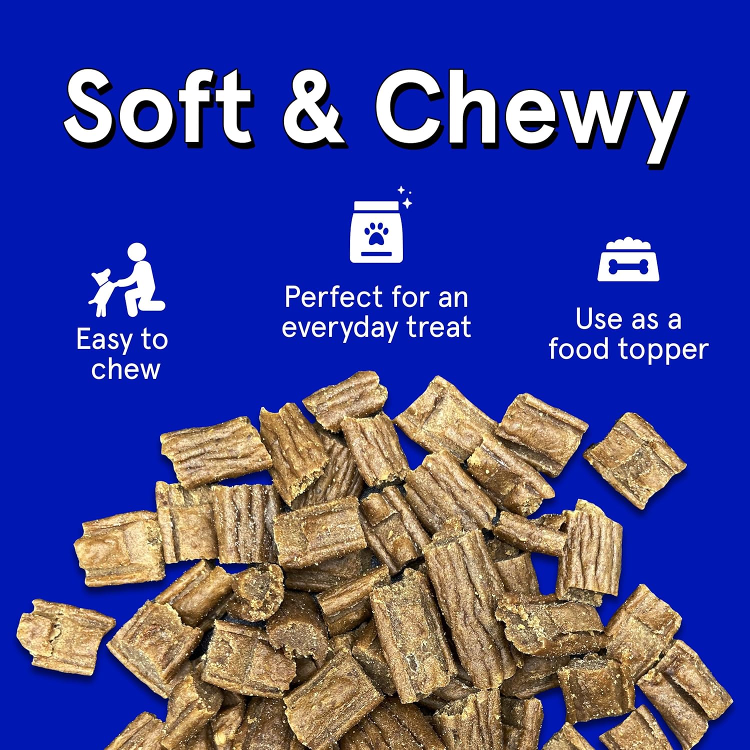 Real Meat Tiny Trainer Bites Dog Treats - 1lb of USA-Made Soft & Chewy Air-Dried Lamb Training Treats for Dogs & Puppies - All-Natural Grain-Free Dog Training Treats With Free-Range Grass-Fed Lamb