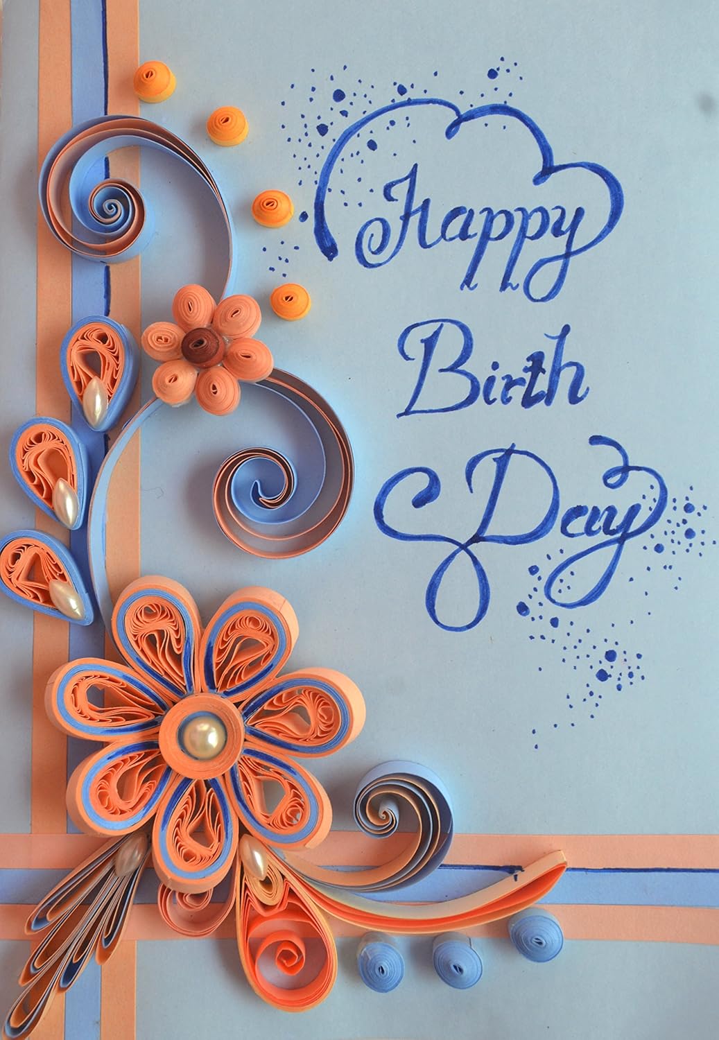 Psartworks beautiful handmade quilling greeting card Amazon.in