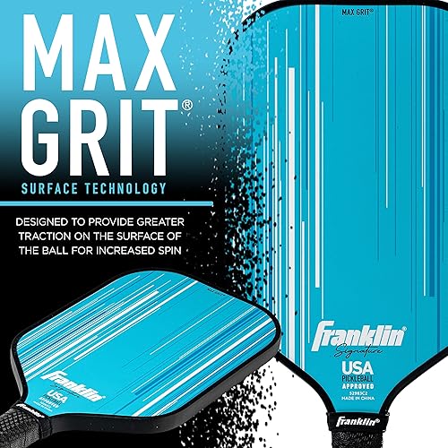 Miniatura 5 de Franklin Sports Palas de pickleball Pro  Signature Series Pro Pickleball Paddle con superficie MaxGrit  Palas de pickleball aprobadas por Estados