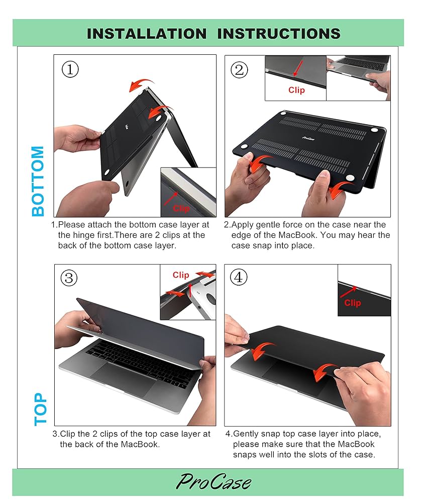 Amazon.com: ProCase for MacBook Pro 13 2019 2018 2017 2016