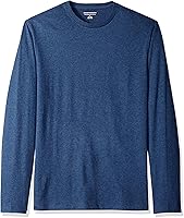 Amazon Essentials Men's Slim-Fit Long Sleeve T-Shirt - 100% Cotton, Breathable Comfort, Pocket & No Pocket