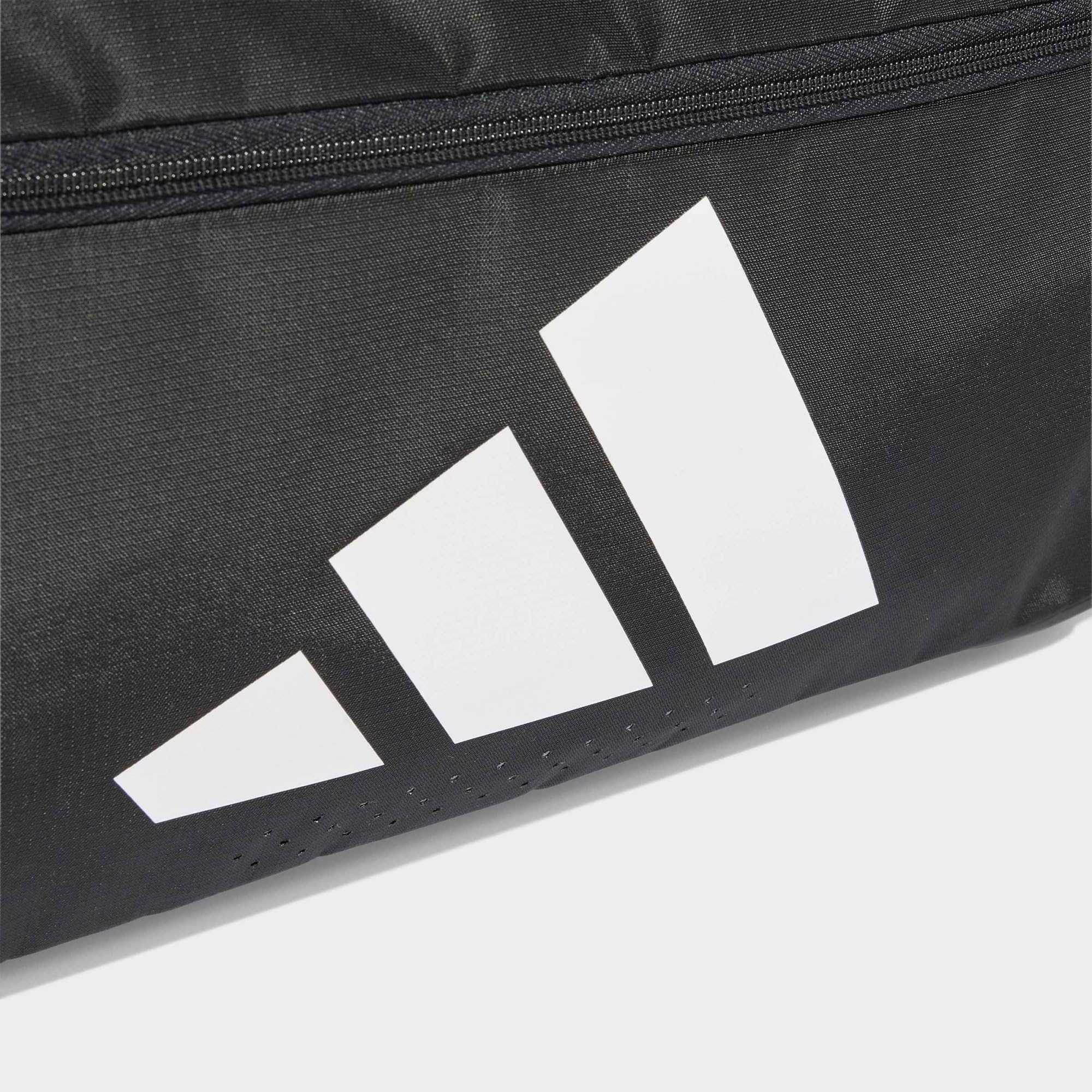 adidas Training Defender Duffle Bag Medium, Black/White, One Size