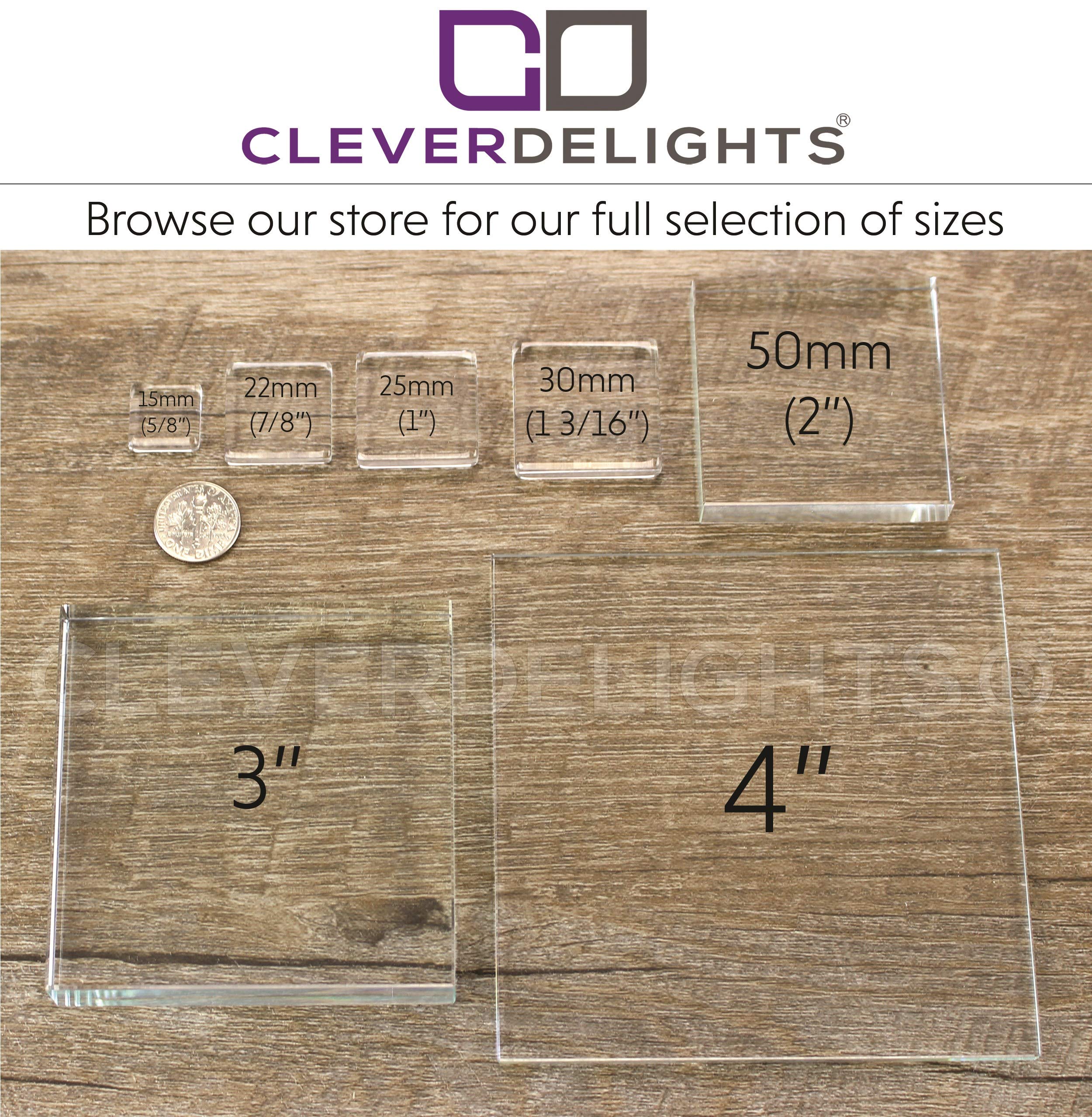 CleverDelights 25mm (1) Round Flat Glass Tiles - 25 Pack - Yahoo Shopping