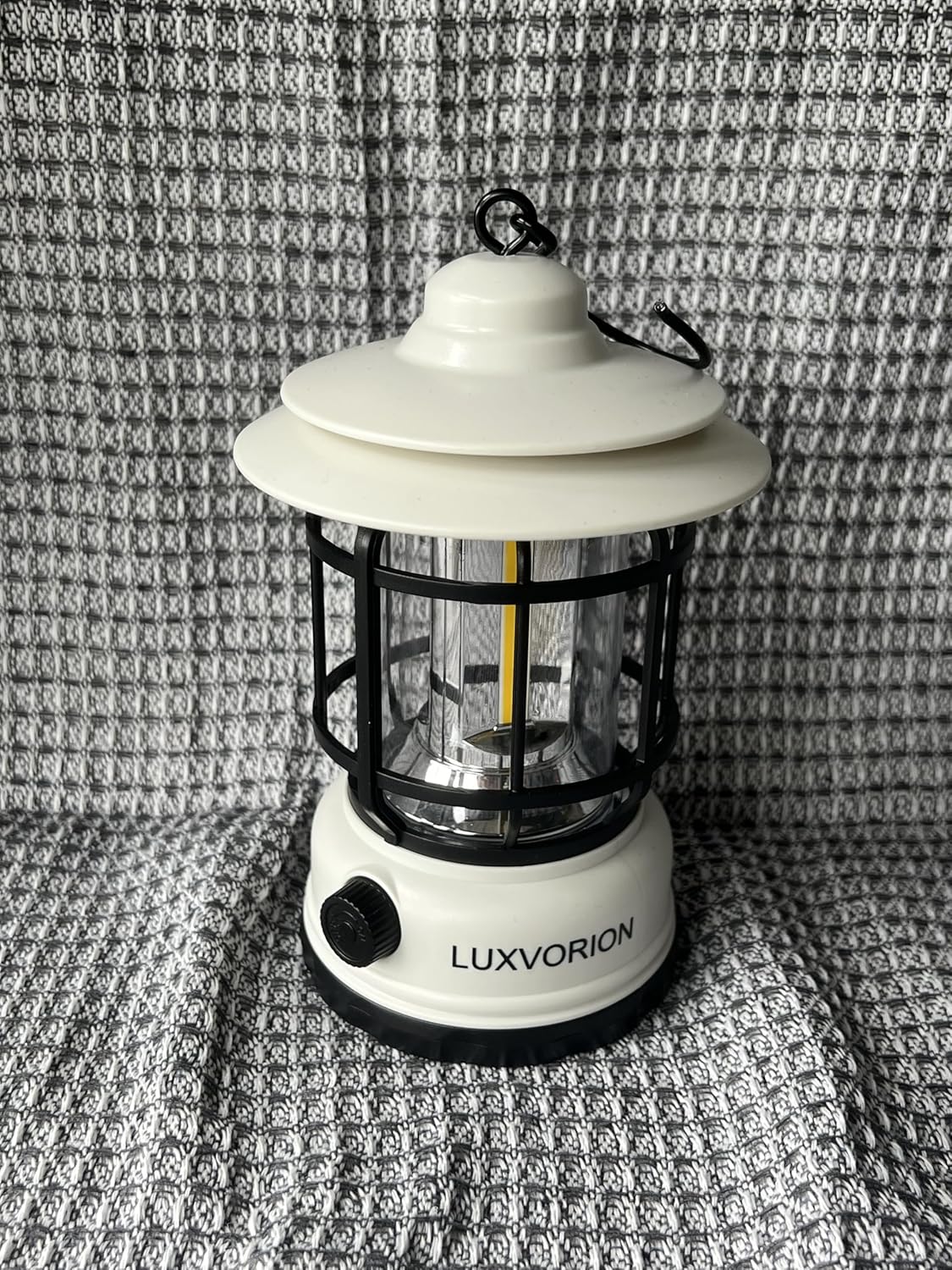 LUXVORION Lamps for Outdoor Use, Lantern Camping Essentials Lights, Led Flashlight for Power Outages, White