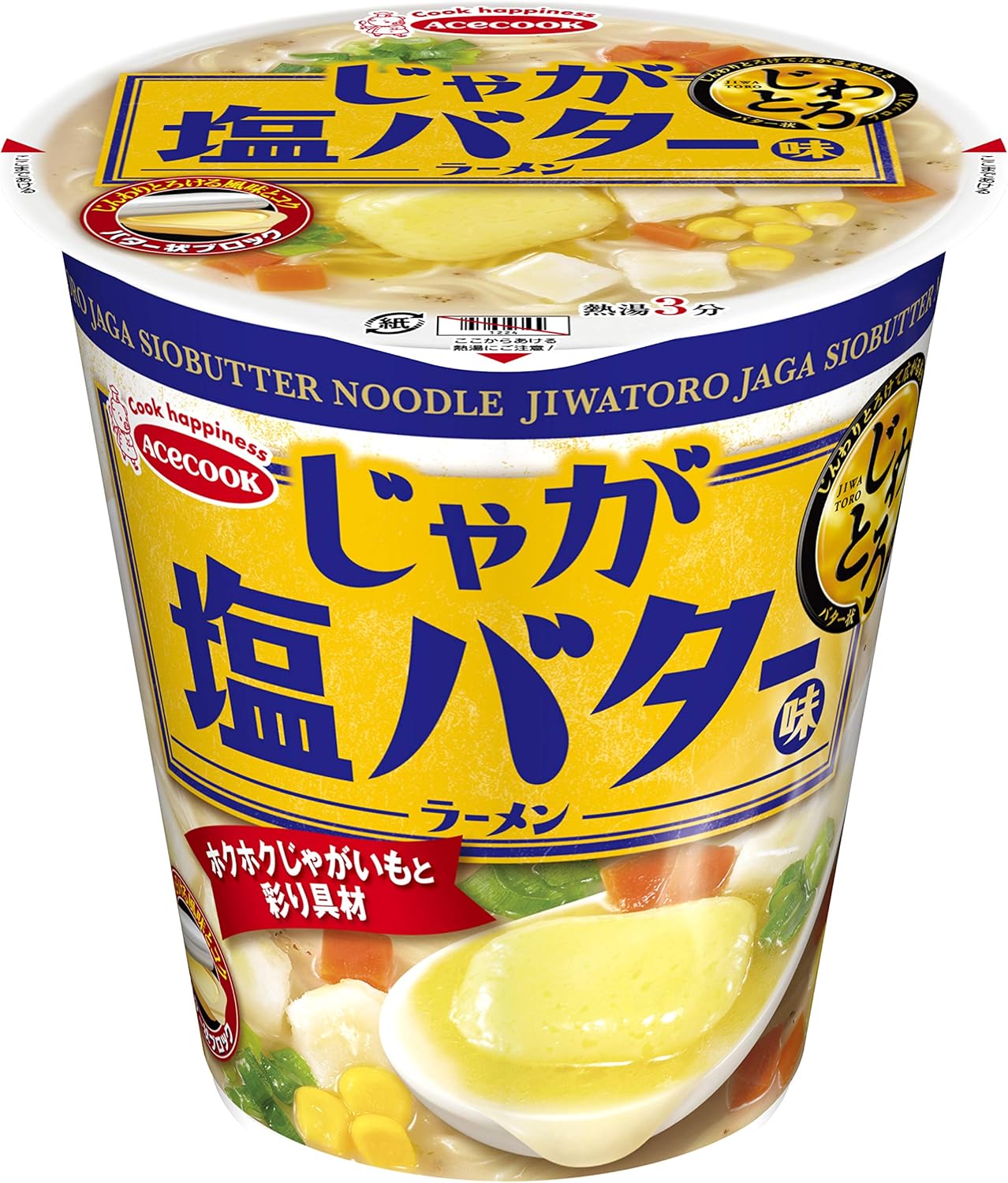 エースコック じわとろ じゃが塩バター味ラーメン 89ｇ 12個 エースコック ラーメン 通販 Amazon