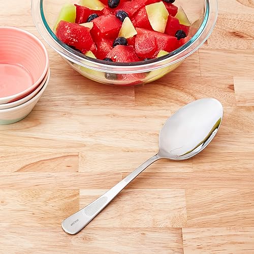 Miniatura 5 de Mercer Culinary Cuchara de Emplatar de Acero Inoxidable 18-8 con Cuenco Sólido, 9 Pulgadas, Plateado