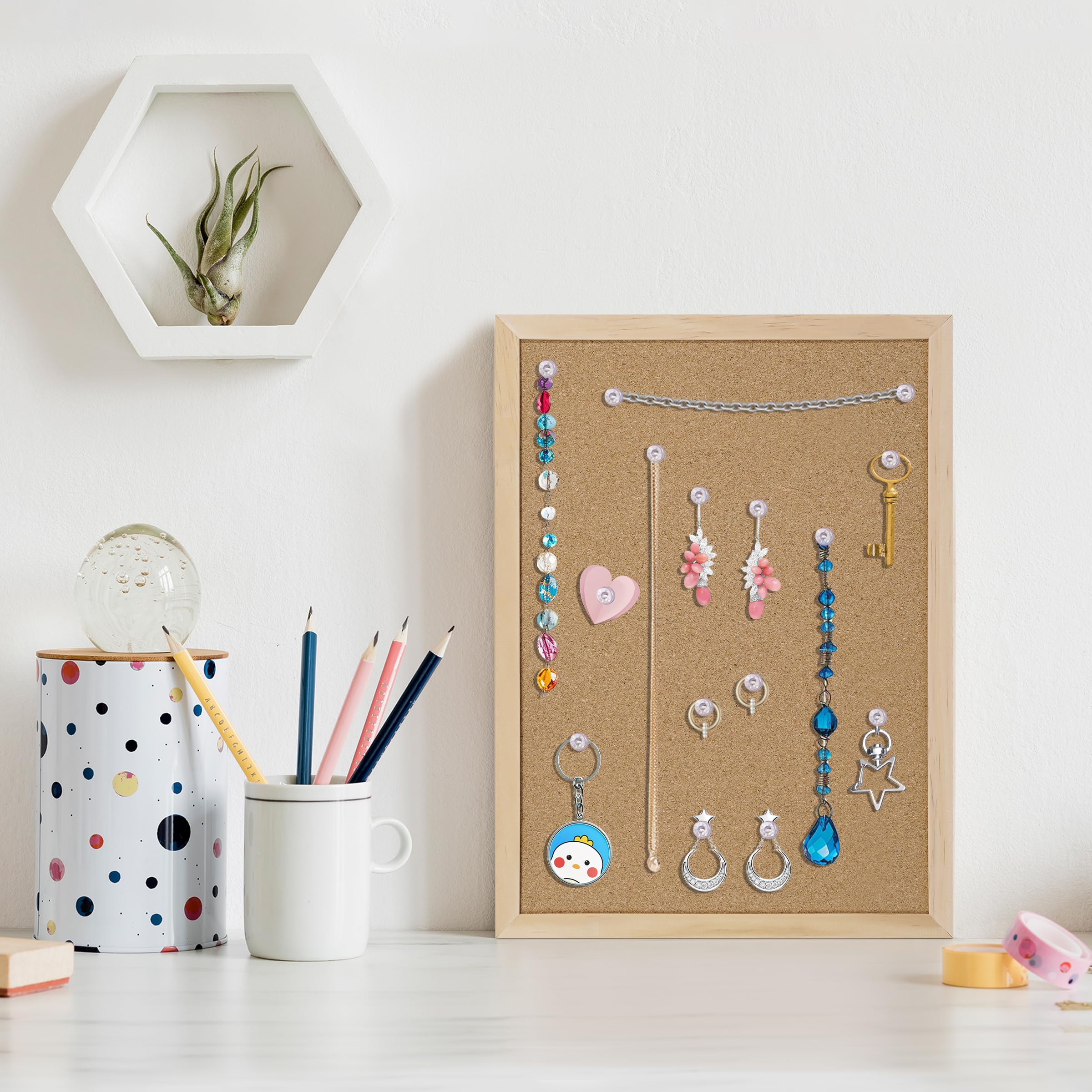 DAHAPYBOO Tablica ogłoszeń z korka 11 x 15, 2 szt.