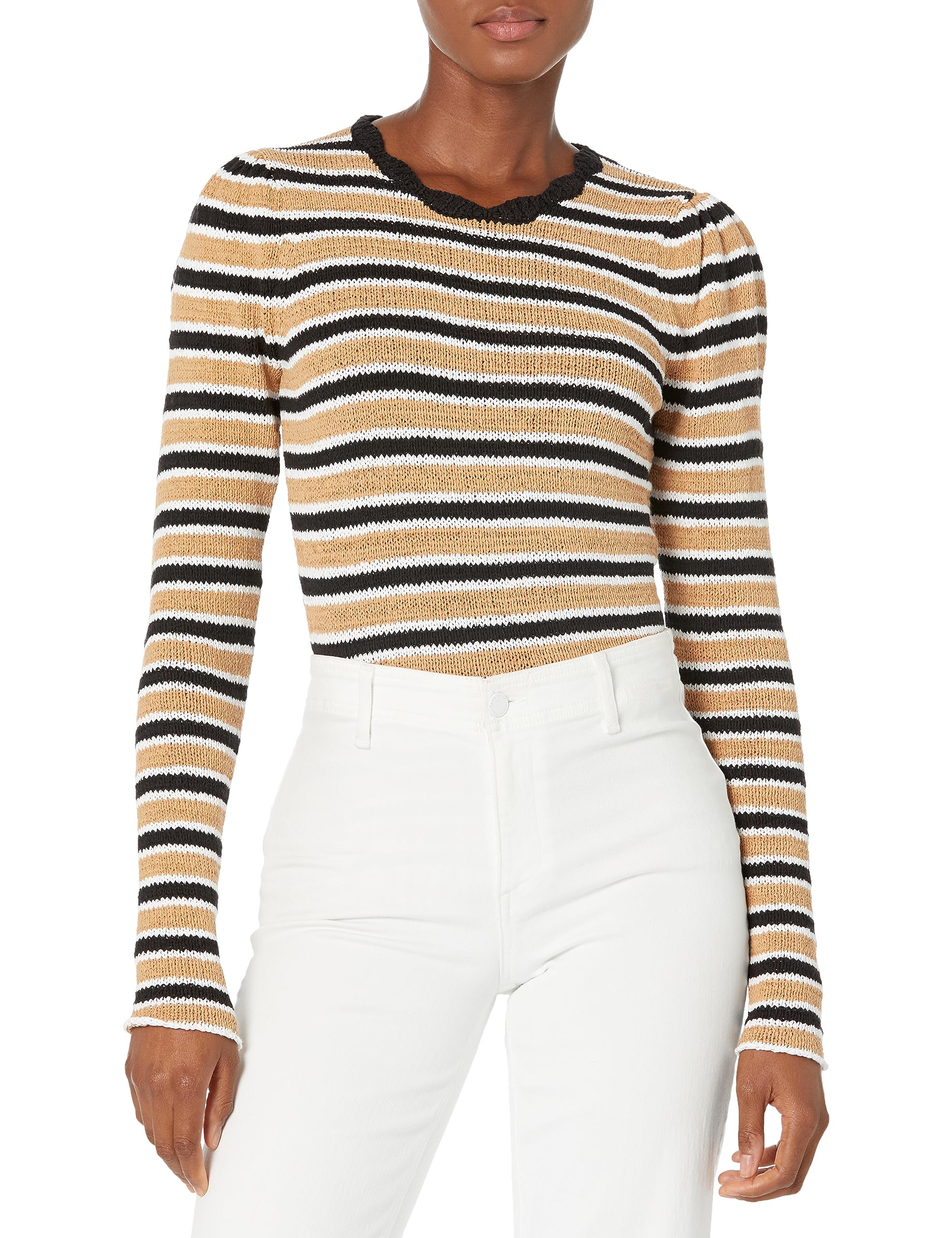 Women's Alexis Sweater in Tan Multi