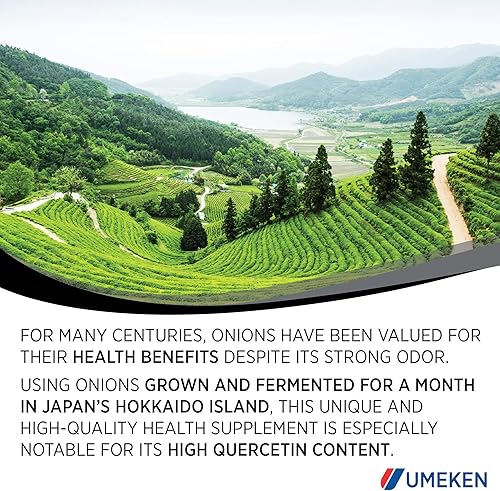Miniatura 7 de Umeken Cebolla Negra - Concentrado fermentado con quercetina, antioxidante, suplemento dietético, 1333 comprimidos, paquete de 2