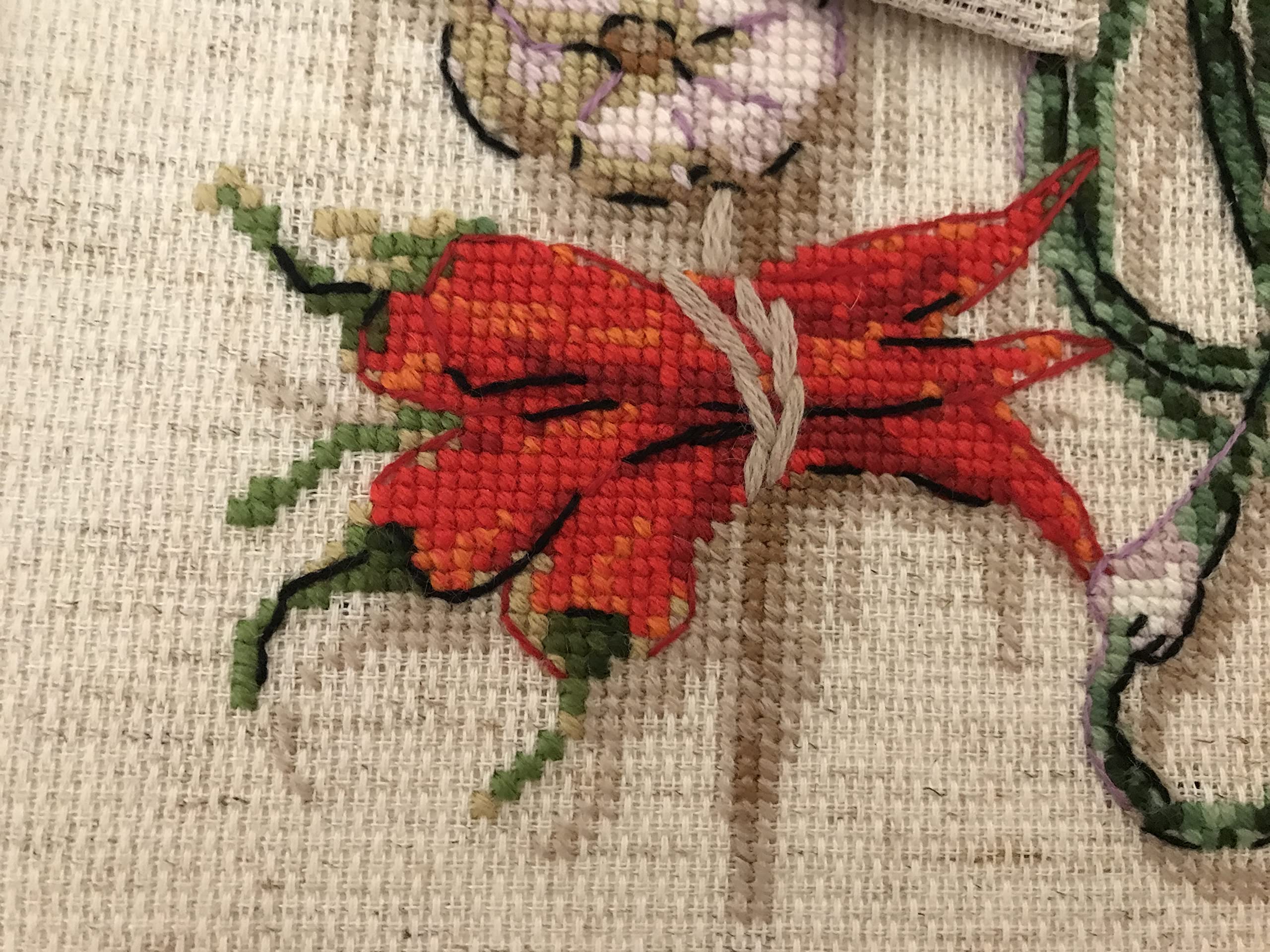 Kit De Punto De Cruz Riolis Russian Daisies - Flores Realistas