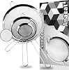 Anaeat Fine Mesh Strainers - Premium Stainless Steel Colander Sieve Sifters, with Durable Mesh and Sturdy Handle, Excellent for Sifting Dry ingredients, Flour, Pastas, Rice, Tea 2.84.737.09