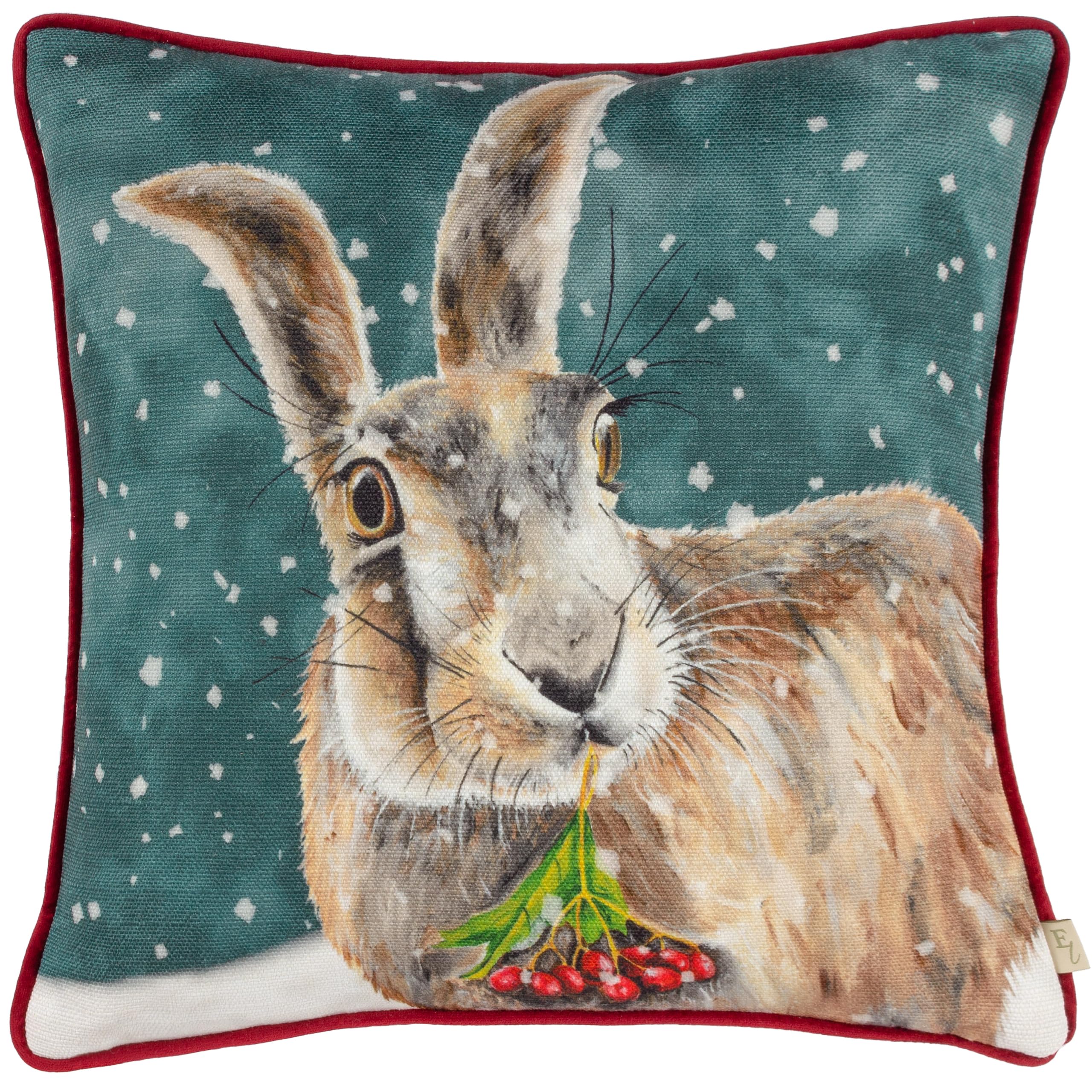 Teal Square Cushion