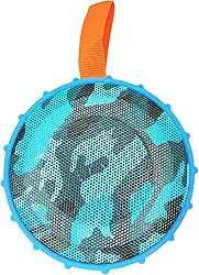 Caixa de Som Portátil Bluetooth A Prova D'Água com Alça e LED (Azul Celeste)