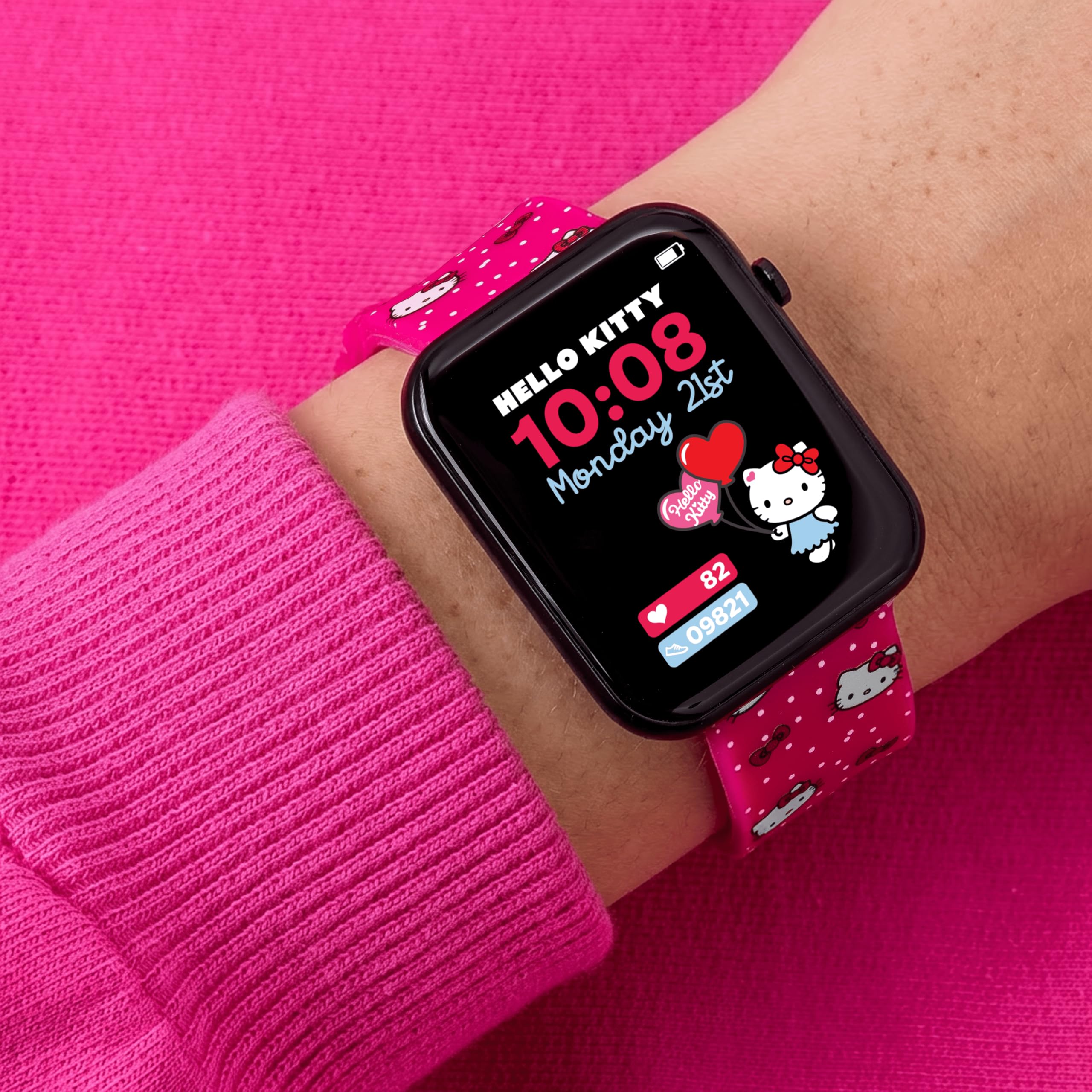 Hello Kitty - Orologio interattivo da ragazza con cinturino stampato
