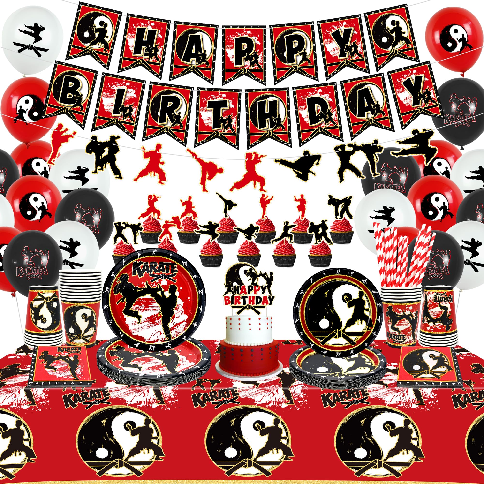 Décoration De Fête Anniversaire Thème Serpent - Kit Complet Pour 20 Personnes (bannière, Assiettes, Tasses, Ballons, Nappe, Etc.)