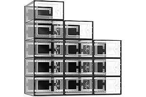 SEE SPRING 12 Pack Clear Shoe Stackers