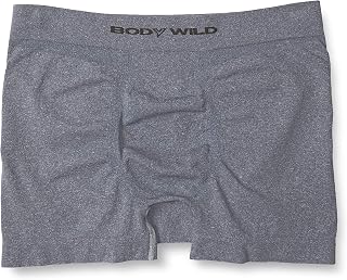 [ボディワイルド] ボクサーパンツ 立体成型 前とじ 杢 メンズ