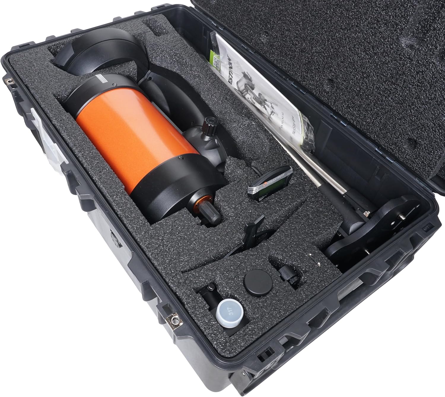 Case Club Case Fits Celestron NexStar 6SE Telescope, including Aperture, Mount, and Tripod. Hard-Shell, Waterproof, Travel Ready