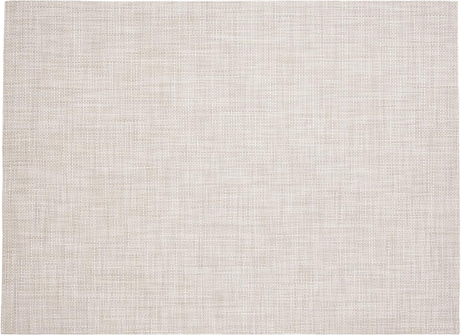 Chilewich Basketweave Rug - Premium Indoor/Outdoor Woven Mat for Entryway, Kitchen, Dining Room, Patio - Slip-Resistant Backing - Natural - 23"x 36"