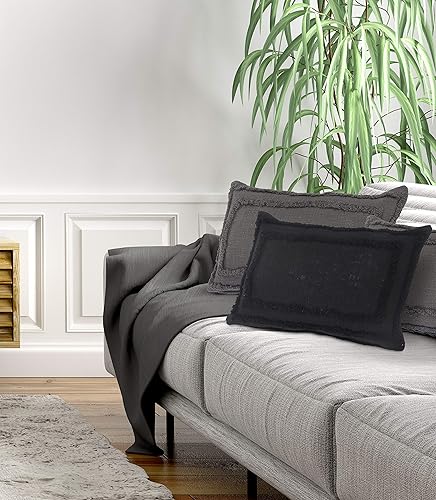 Miniatura 2 de Trade AM Ox Bay - Funda de almohada de algodón orgánico con bordes negros