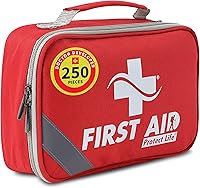 Vista 9 de Protect Life Kit de primeros auxilios, kit de primeros auxilios de viaje para automóvil, 100 piezas compacto de preparación para emergencias, kit