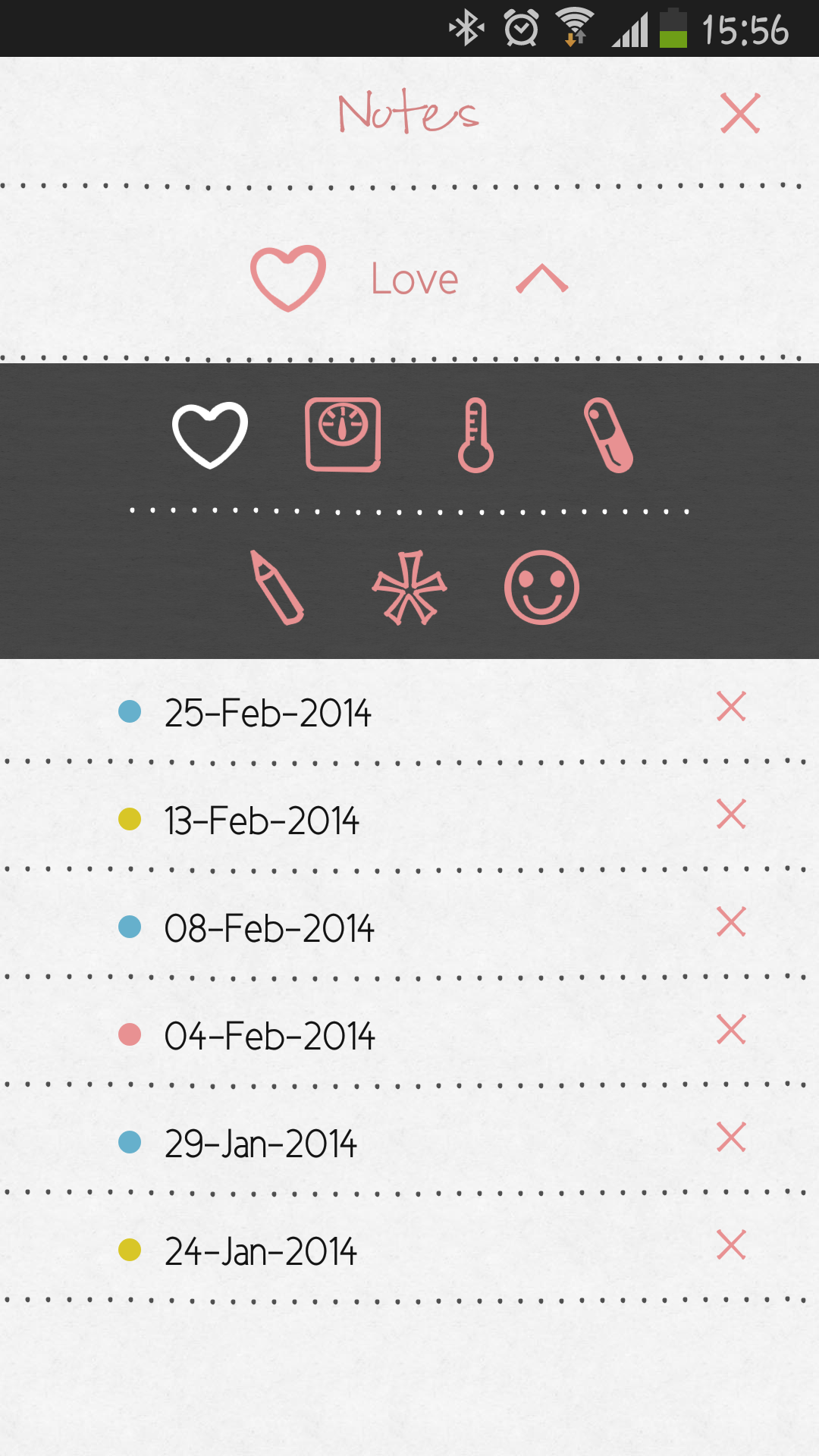 LoveCycles Regel Kalender:Amazon.de:Appstore for Android