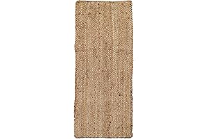 Jute Braided Table Runner, 13x36 Inches - Natural, Farmhouse Decorative Table Hot...