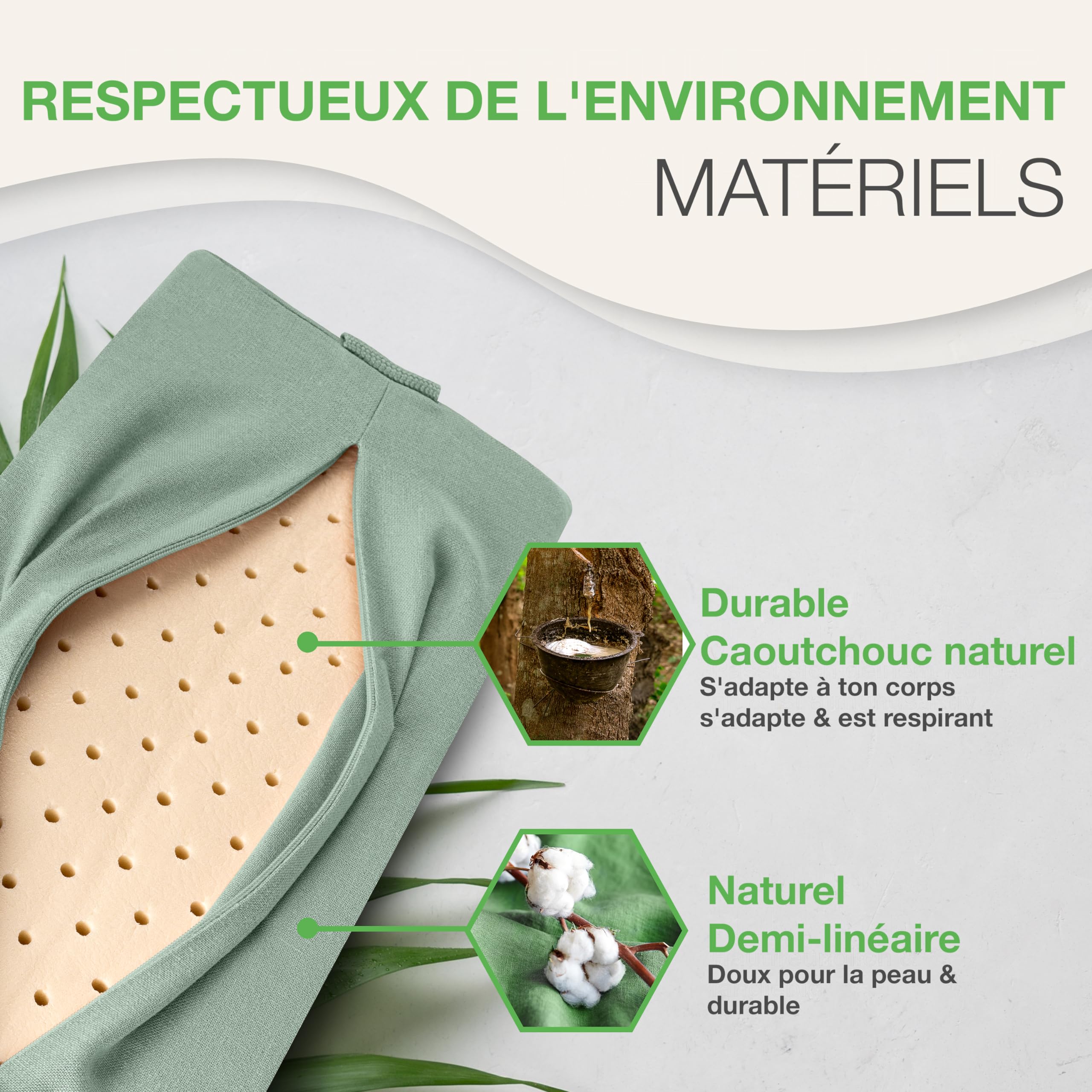 BACKLAXX® Rouleau de Nuque d'Acupression 2592 Picots, Coussin Acupression