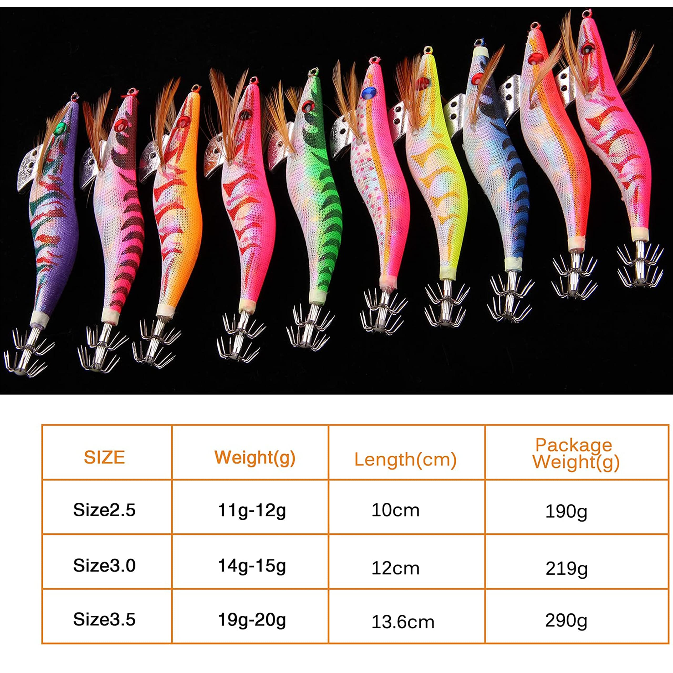 Luminous Squid Jig Sea Fishing Lures - Image 3