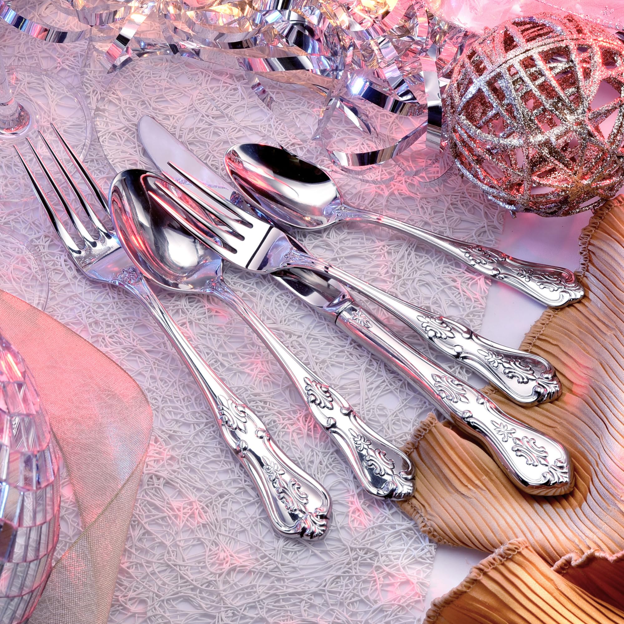 Amazon.com: Liberty Tabletop Kensington 20 Piece Flatware Set for