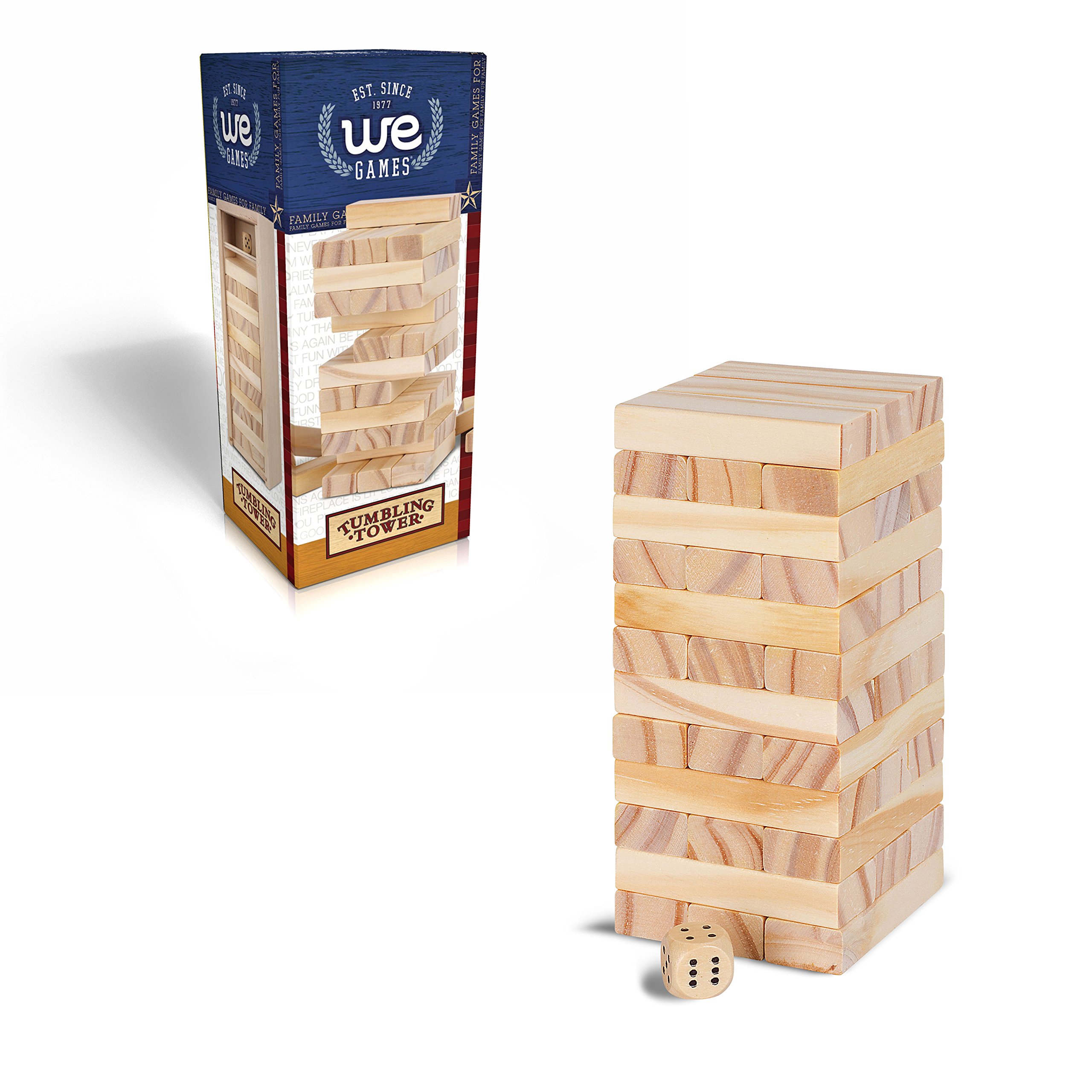 WE Games Mini Wood Block Party Game – 5.5 in.