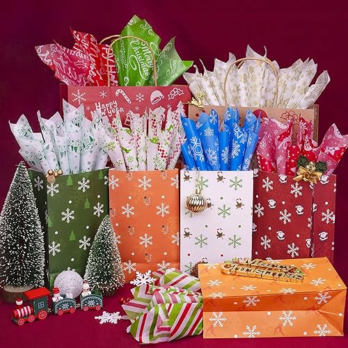 Miniatura 130 de Larcenciel Papel de seda dorado rosa, 120 hojas, papel metálico de regalo para bolsas de regalo, embalaje, flores, San Valentín, Navidad, boda, Oro