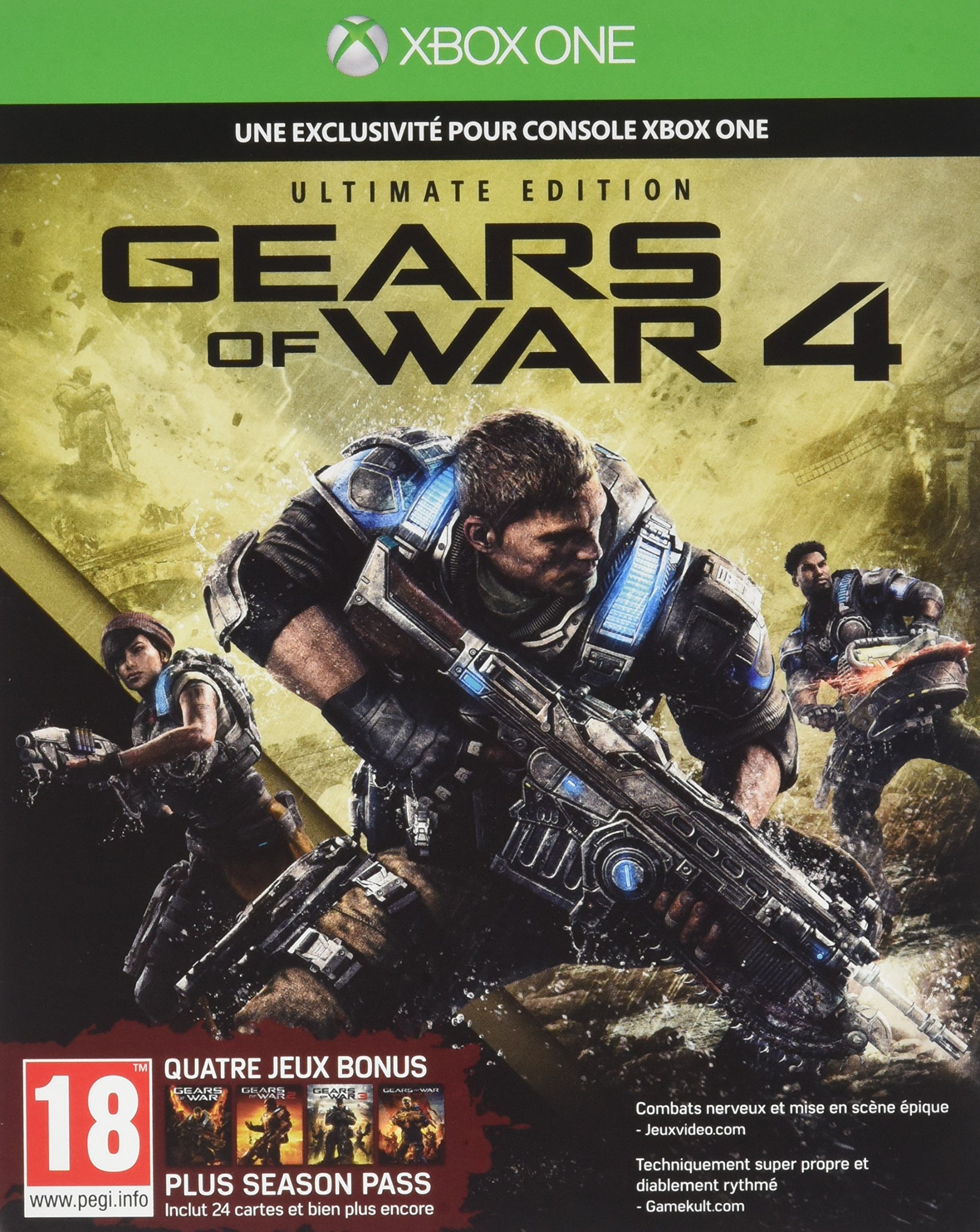 Gears Of War 4 Ultimate Edition with Steel Book Packaging