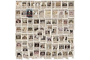 One Piece Wanted Posters: 80 Pcs of Pirate Adventure