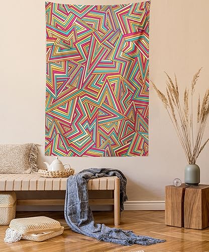 Miniatura 9 de Ambesonne Wanderlust - Tapiz de Hallstatt Mountain Village Lake Hallstatt en el campo de los Alpes austriacos, colgante de pared para dormitorio,