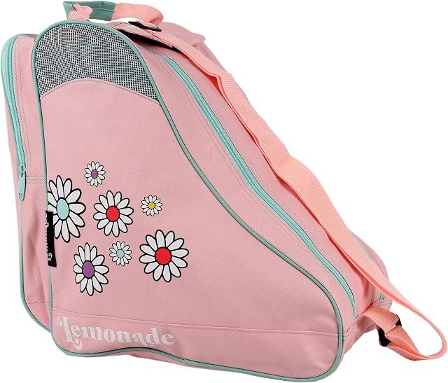 LMNADE Roller Skate Bag, Ice & Skate Bag, Canvas & Beach Tote Bag, Inline Skate Bag for Kids & Adults Roller Skate Carry Bag, Fits up to Size 9 Skates
