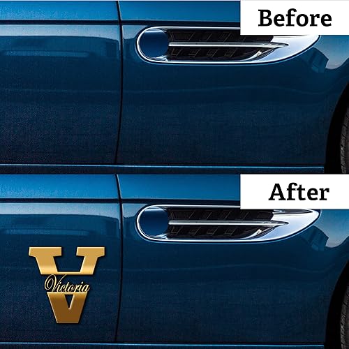 Miniatura 10 de Emblema de coche personalizado con letra de tiro con arco con nombre 3D, placa de identificación de repuesto para maletero, emblema de letras de