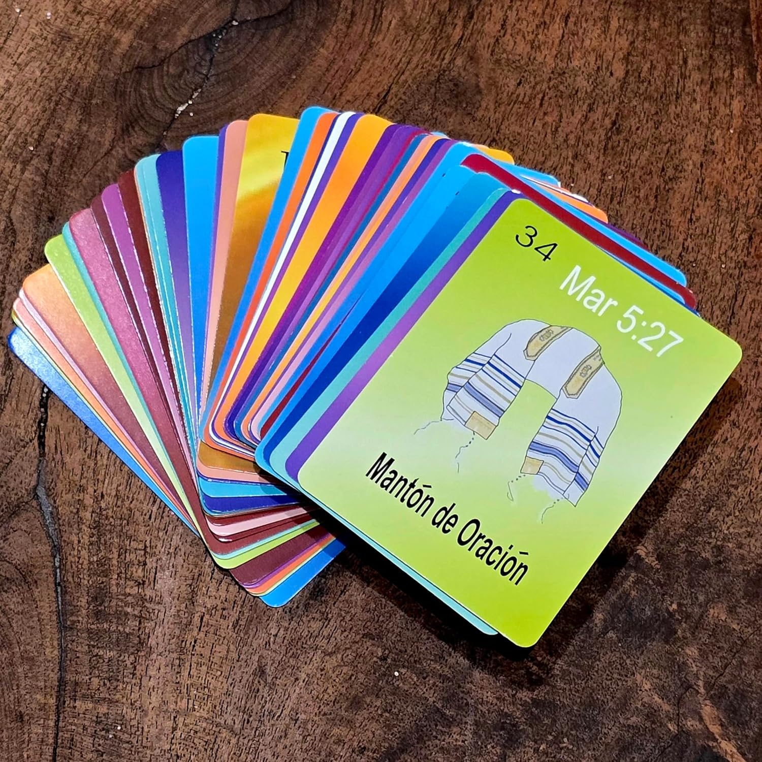 Bible Loteria Game - Christian Bingo - Easy Family-Friendly Party Games - Religious - Card Games for Adults, Large Group Games - Spanish Christian Game - 2-10 Players