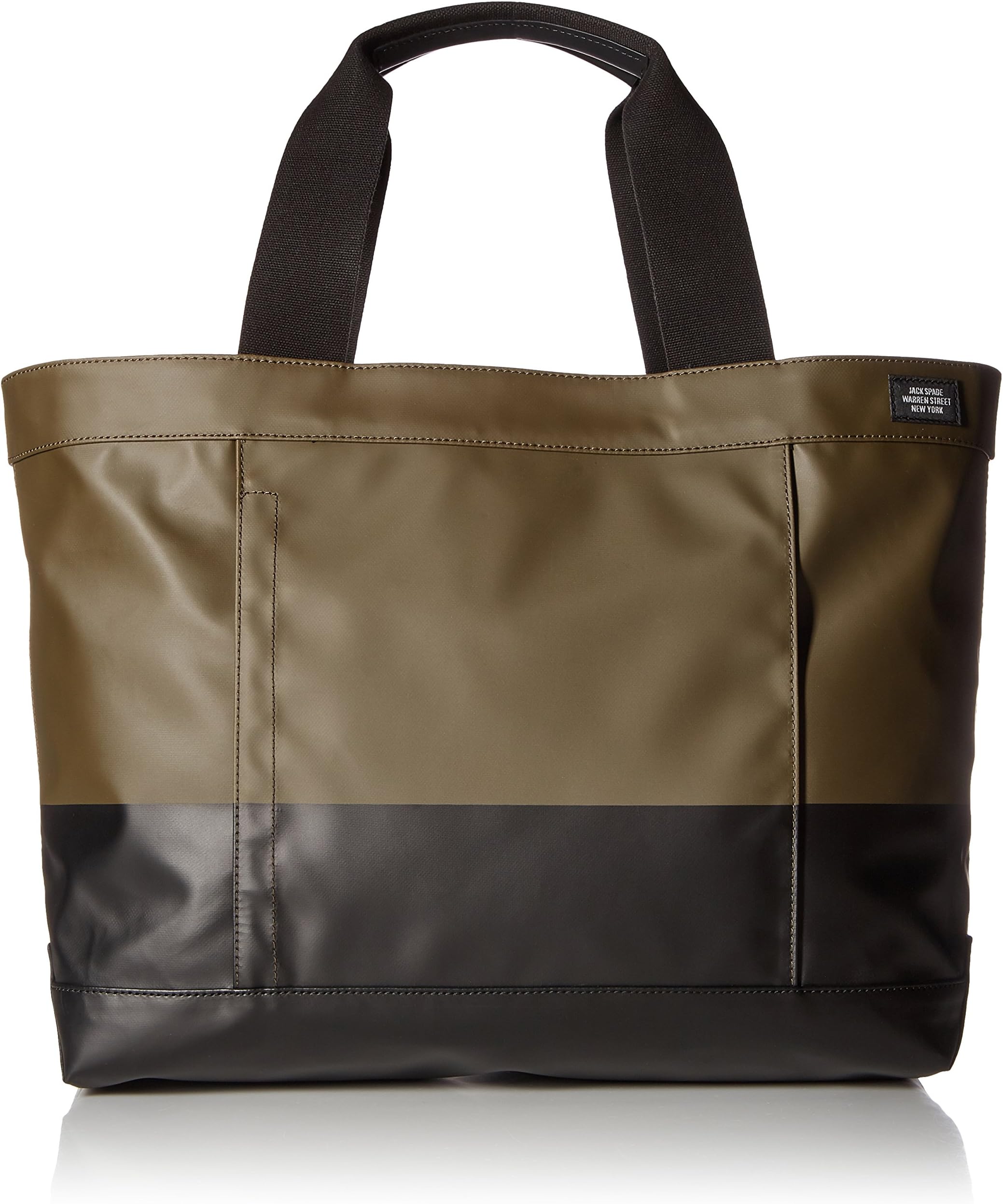 Jack Spade Men's Tarpaulin Reversible Tote, Green/Black