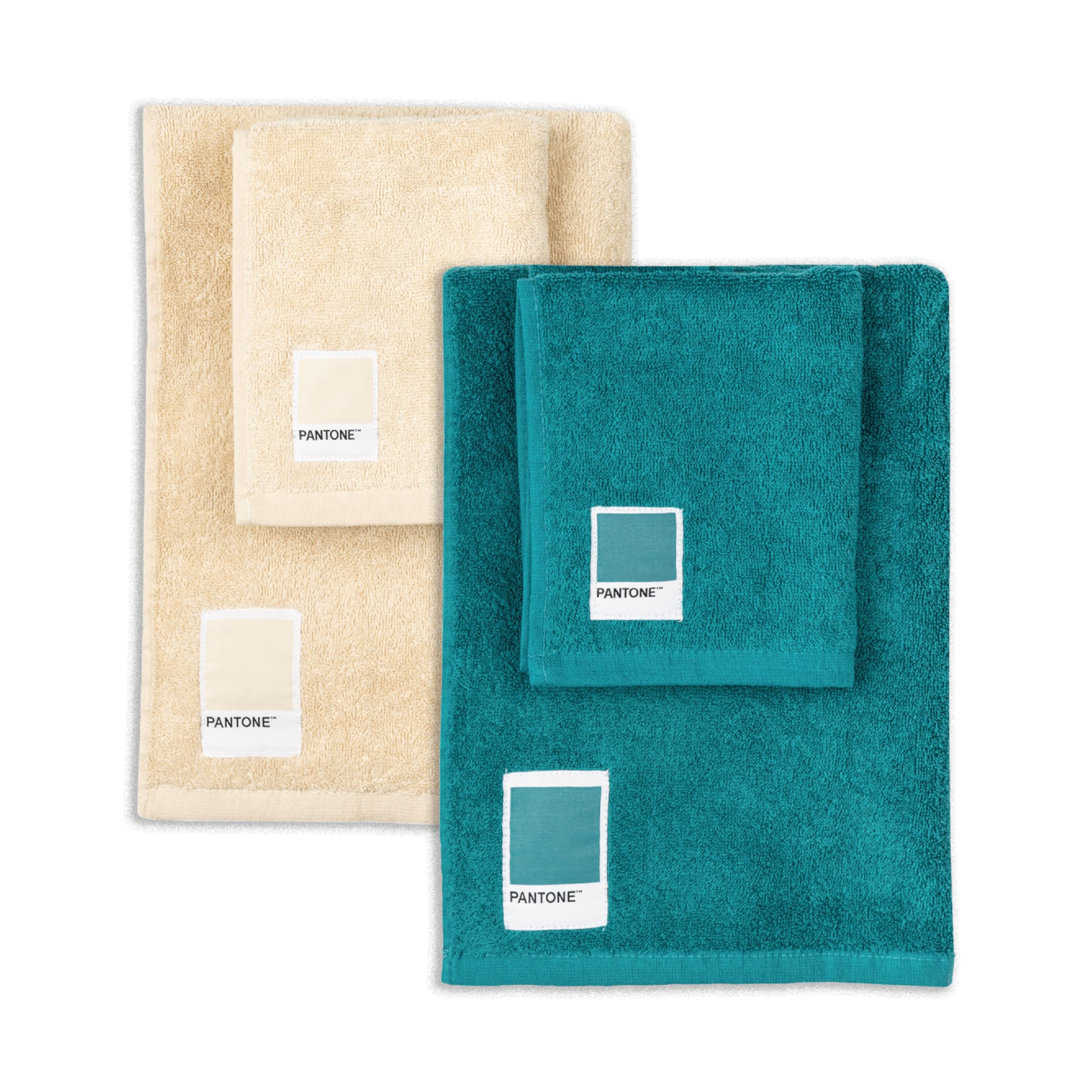 Lot De 2 Serviettes De Bain Panini Tessuti – Visage 95x60 Cm Et Invité 40x60 Cm – Éponge 100% Coton – Avec Toile Aïda Pour Broder – Fabriqué En Italie
