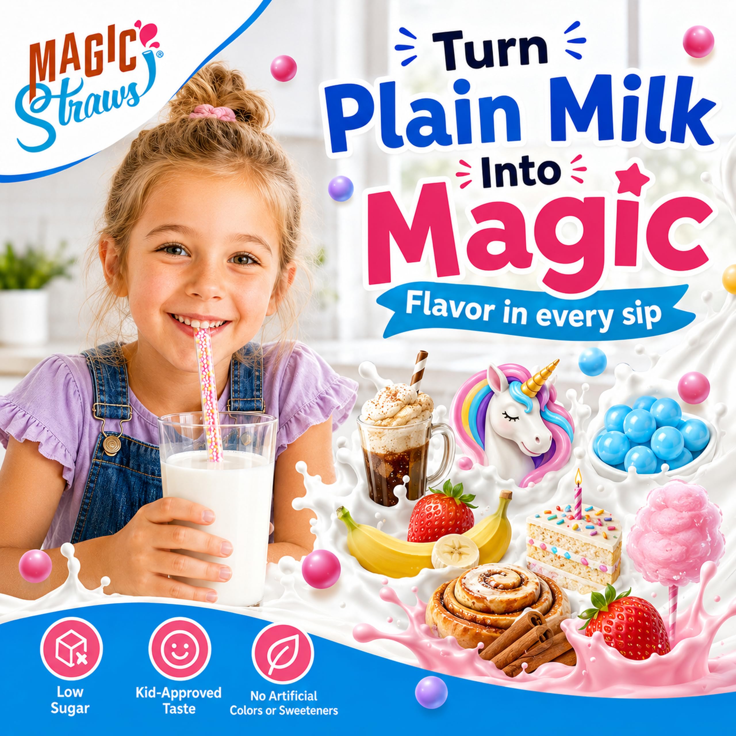 Milk Magic Sweet and Savory Bundle Milk Flavoring Straw | Gluten