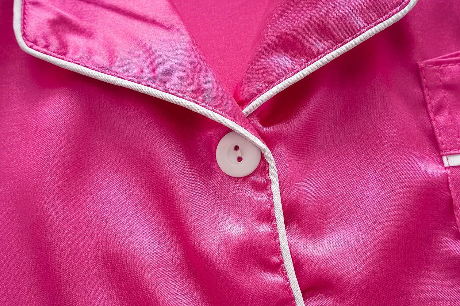 Unisex Kids Boys and Girls Pajama Sets Winter Long Sleeve Long Pants 2pcs Silky Sleepwear Button Down Loungewear - Image 3