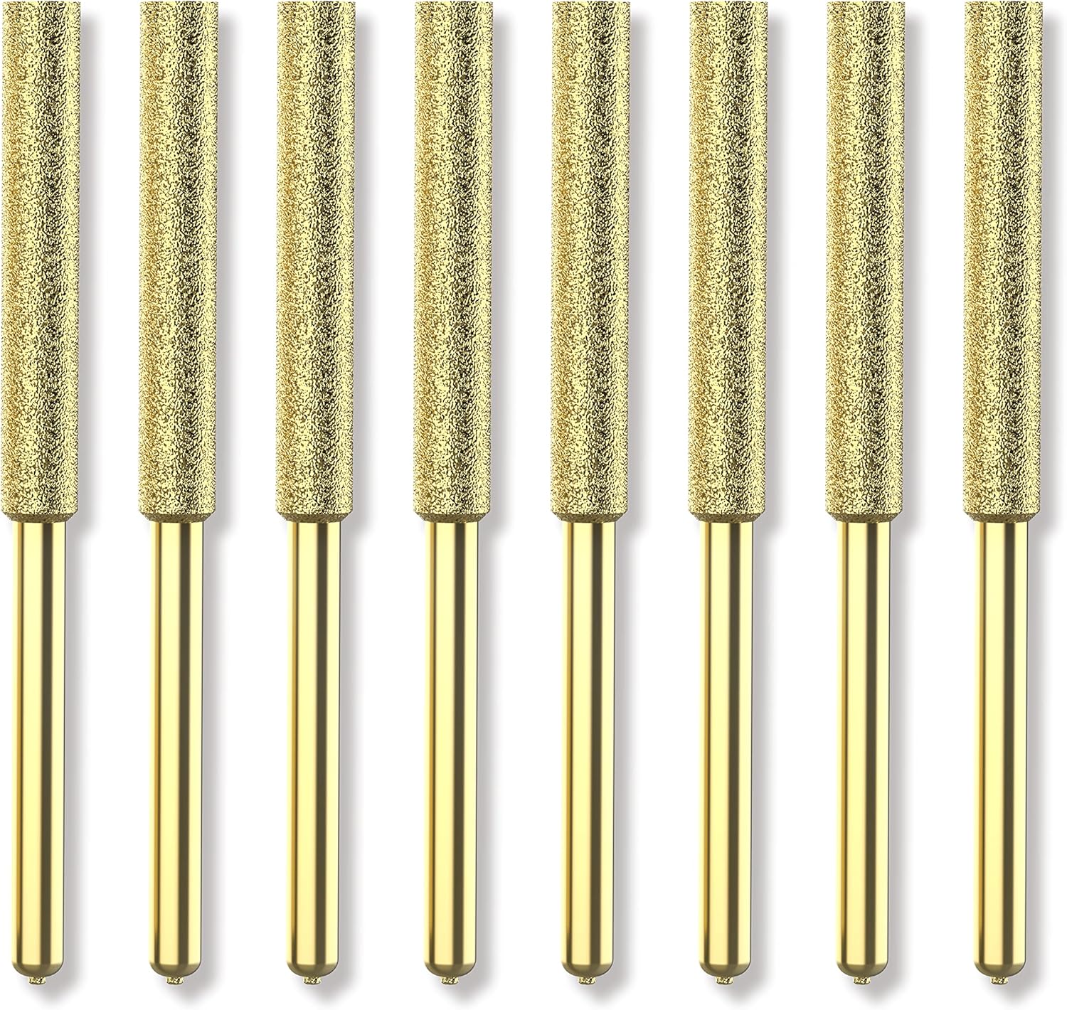 EzzDoo Bits Titanium Plated Diamond Sharpening Wheels - High Hardness 5/32 chainsaw files for Electric Chainsaw Sharpener. 8 pcs.(5/32'', 4.0mm) : Patio, Lawn & Garden