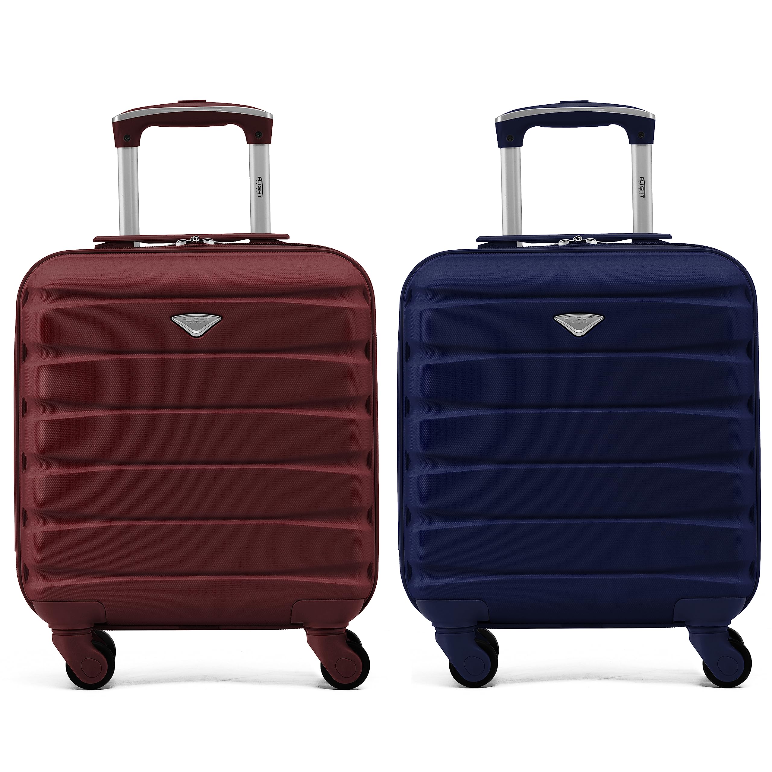 Flight Knight Suitcase Set of 2 Lightweight 4 Wheel ABS Hard Case Cabin Carry On Hand Luggage Approved for Over 100 Airlines Including easyJet, British Airways, Ryanair & Many More 55x35x20cm — view 230