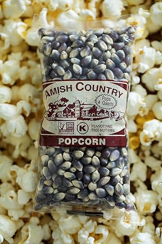 Miniatura 7 de Amish Country Popcorn  Bolsas de 10-4oz  Granos azules  Anticuado, sin OMG y sin gluten