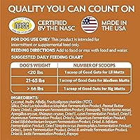 Vista 8 de Fidobiotics Good Guts for Lil Mutts - Probiótico para perros, miles de millones de UFC, 11 cepas, 5 enzimas digestivas, 2 prebióticos, salud