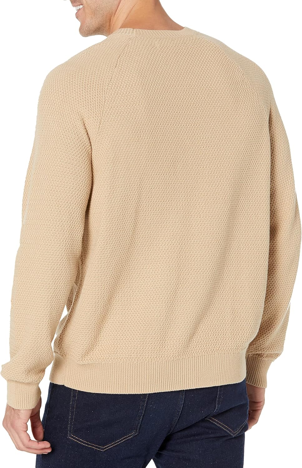 Amazon Essentials Oversized Crewneck Sweater for Men, Textured, Cotton - Image 6